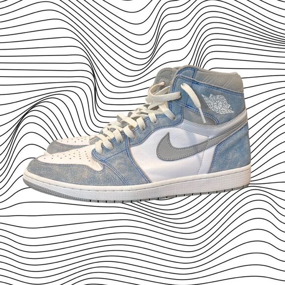 Nike Air Jordan 1 Retro High “Hyper Royal” Blue/Grey/White Mens 13